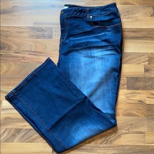 TORRID Plus size dark wash boot cut  jeans 24R